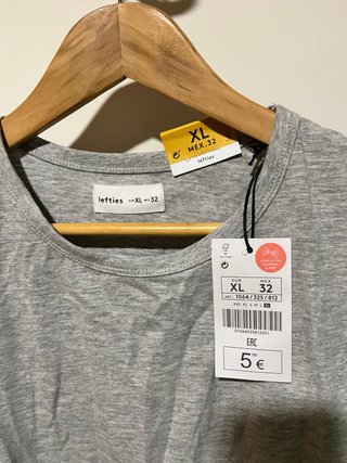 Vestido gris Lefties XL ajustado