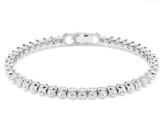 Pulsera de plata con cristales MARCA "SWAROVSKI
