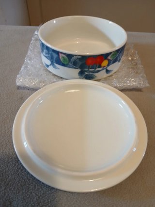 Cajita Joyero Porcelana Japonesa Arita Cereza