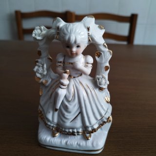 3 Figuras Porcelana Vintage Sri Lanka
