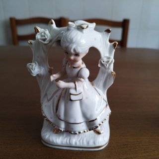 3 Figuras Porcelana Vintage Sri Lanka