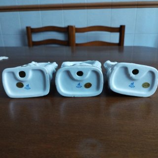 3 Figuras Porcelana Vintage Sri Lanka