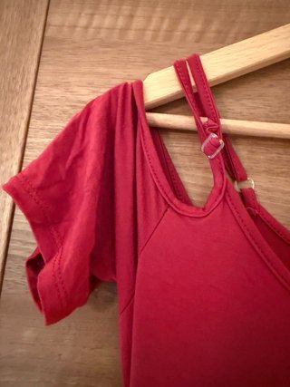 Vestito lungo rosso con spacchi
