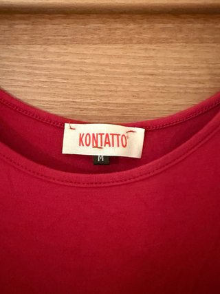 Vestito lungo rosso con spacchi