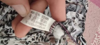 Pantalón ancho estampado mujer talla única