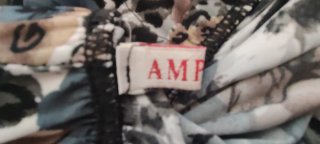 Pantalón ancho estampado mujer talla única
