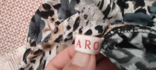 Pantalón ancho estampado mujer talla única