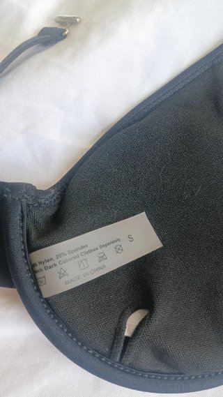 Top bikini donna nero