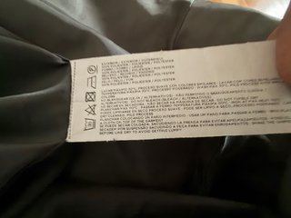 Abrigo acolchado El Corte Inglés gris Talla M