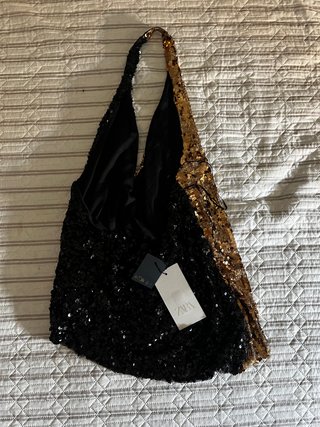 Lote 3 tops ZARA fiesta Talla S