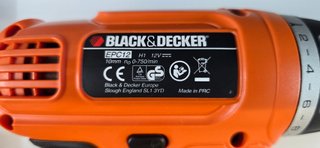Atornillador Black&Decker Inalámbrico EPC12-Naran