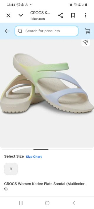 Sandalias Crocs Kadee II Floral Talla 39-40