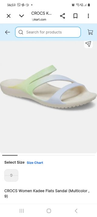 Sandalias Crocs Kadee II Floral Talla 39-40