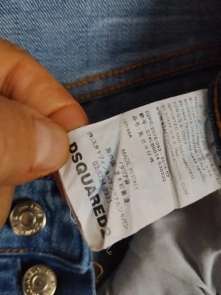 Dsquared2 Jeans Strappati Denim Tg 42