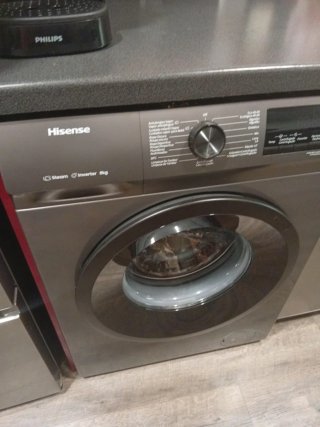 Lavadora Hisense Steam Inverter 8kg