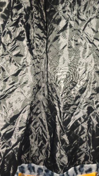 Chaqueta peluche animal print con capucha S