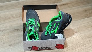 Zapatillas U Power grises y verdes