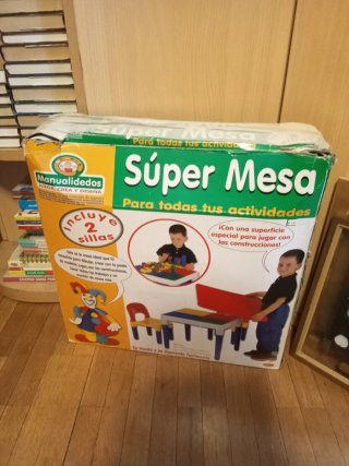 Mesa Infantil Súper Mesa + 2 Sillas