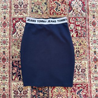 Gonna Tommy Hilfiger blu/bianca taglia XS