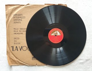 La Traviata La Voce del Padrone disco 12" 78 giri