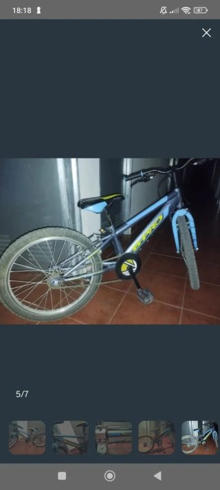 Bicicleta B-PRO azul