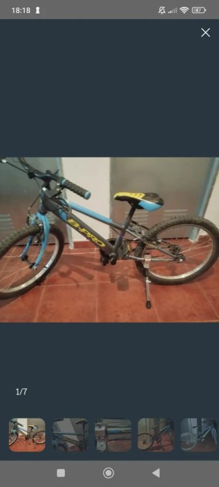 Bicicleta B-PRO azul