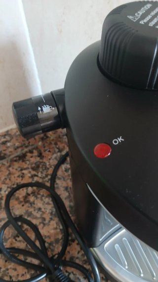 Cafetera Espresso Negra