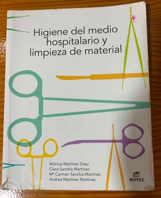 Libro Higiene del medio hospitalario y limpieza