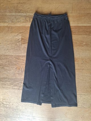 Falda larga Zara negra