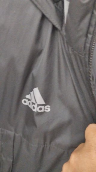 Abrigo Real Oviedo Adidas Negro Talla L