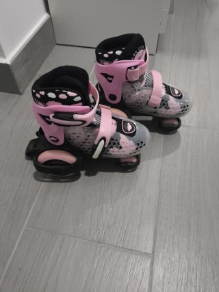 Patines infantiles rosas Poco uso