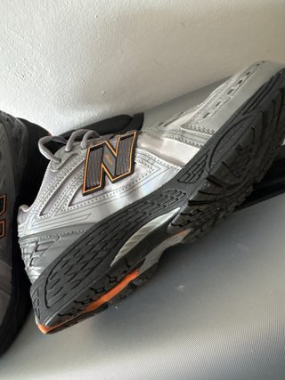 New Balance Bambas Grises Naranja