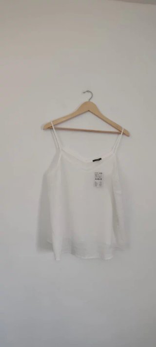 Camiseta tirantes blanca talla XL