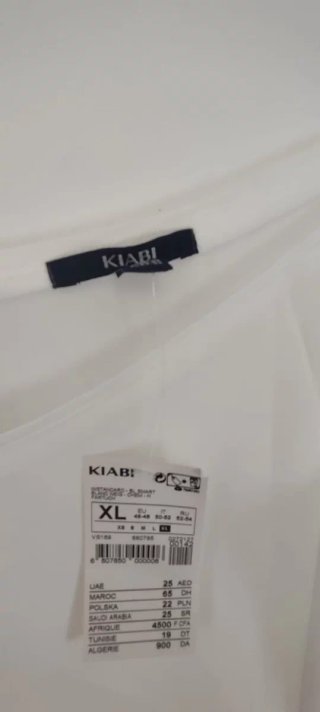 Camiseta tirantes blanca talla XL