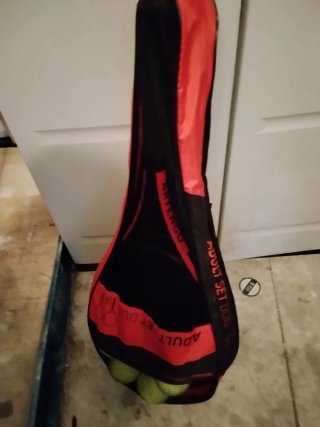 Raquetas de Tenis (Azul y Roja) + Bolas