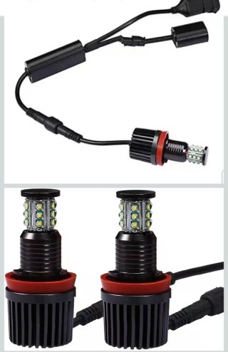 Bombillas LED BMW H8 Ojos de Ángel 6500K