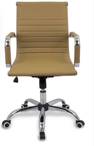 Sillón de oficina giratorio en piel