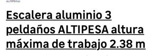 Escalera ALTIPESA 2,39m
