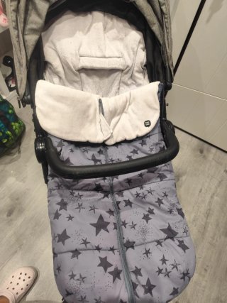 Silla de paseo negra y gris