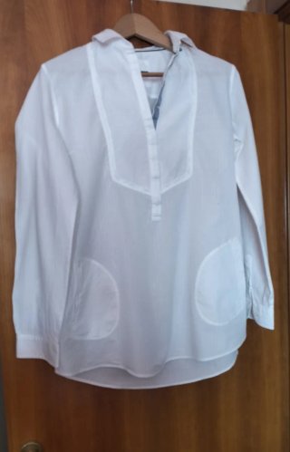 Camisa Massimo Dutti Blanca Mujer