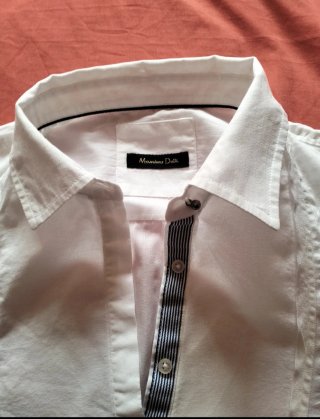 Camisa Massimo Dutti Blanca Mujer