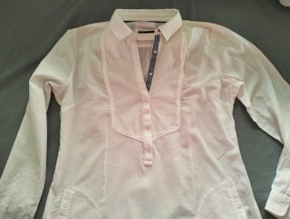 Camisa Massimo Dutti Blanca Mujer