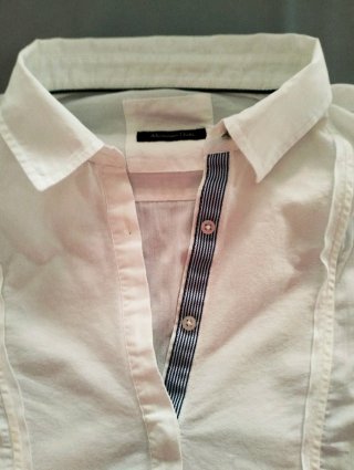 Camisa Massimo Dutti Blanca Mujer