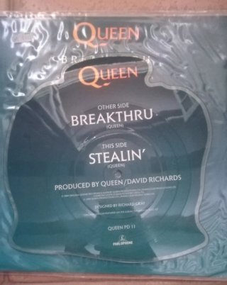 Queen Breakthru Single Shape Vinil.