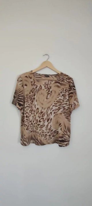 Camiseta señora estampado animal print Talla L