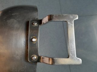 Perol antiguo de aluminio