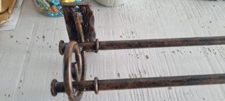 Toallero doble forja 50cm