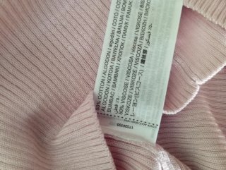 Camiseta Jersey Canalé Mango Rosa Talla XS