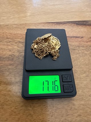 Cadena Oro 18k con Colgante Virgen