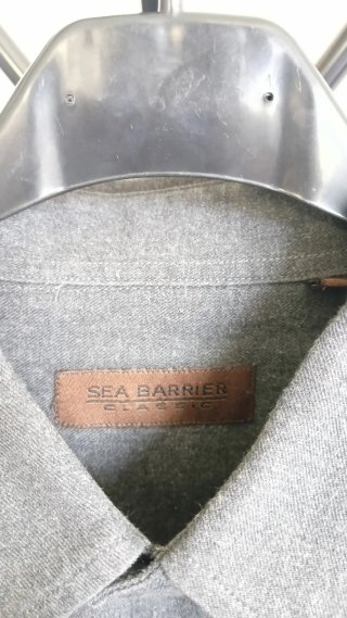 Camicia uomo grigia